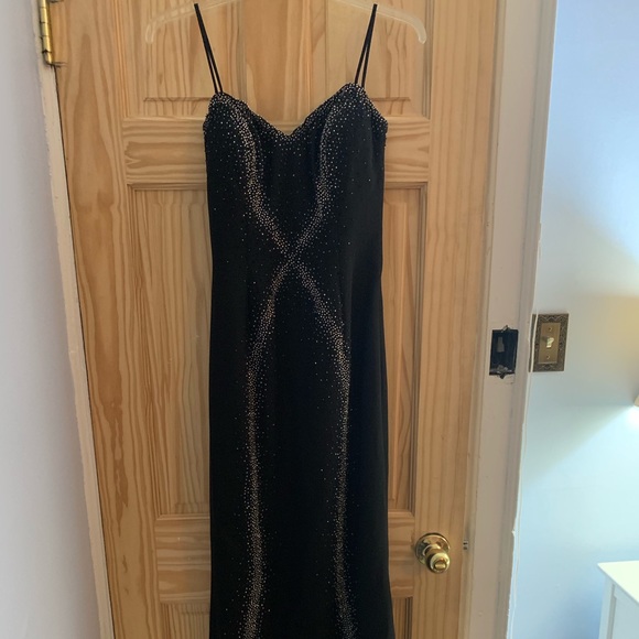 Ankle length beaded gown - Picture 1 of 4